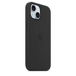 Capa para iPhone de Silicone Preto Série 15