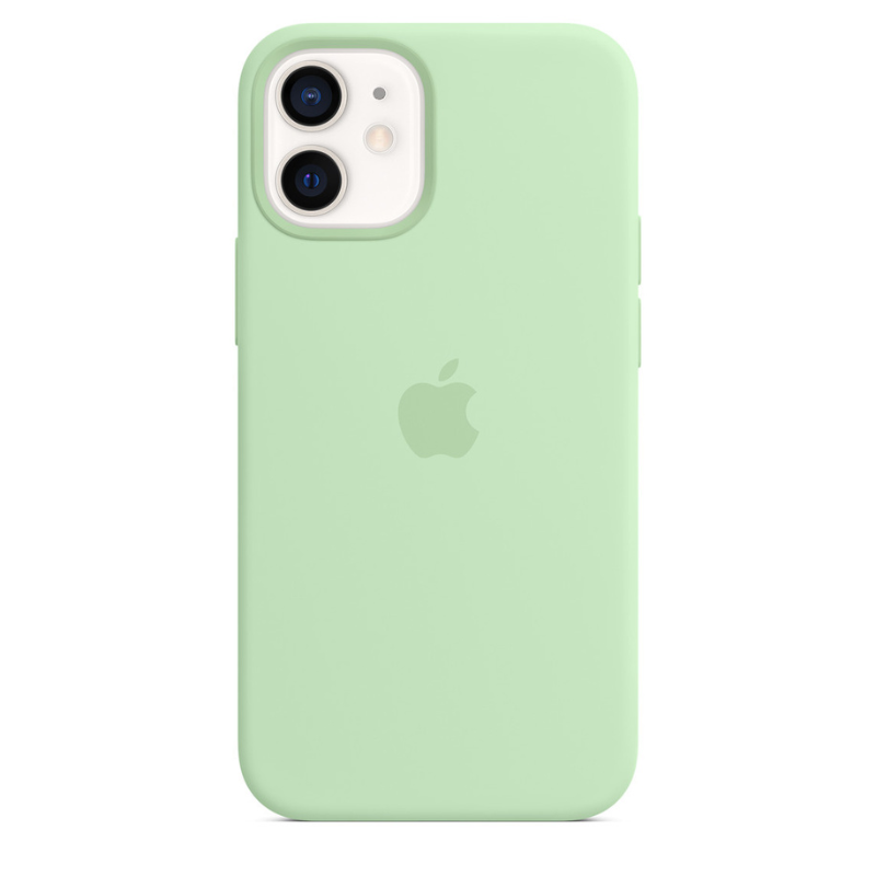 Capa para iPhone de Silicone Pistachio Série 12