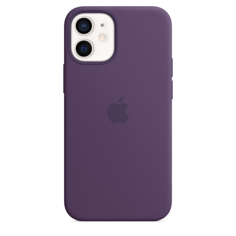 Capa para iPhone de Silicone Amethyst Série 12