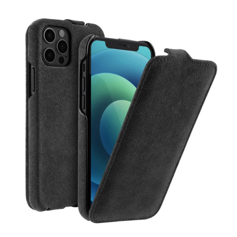 Capa para iPhone Flip em Alcântara Italiano