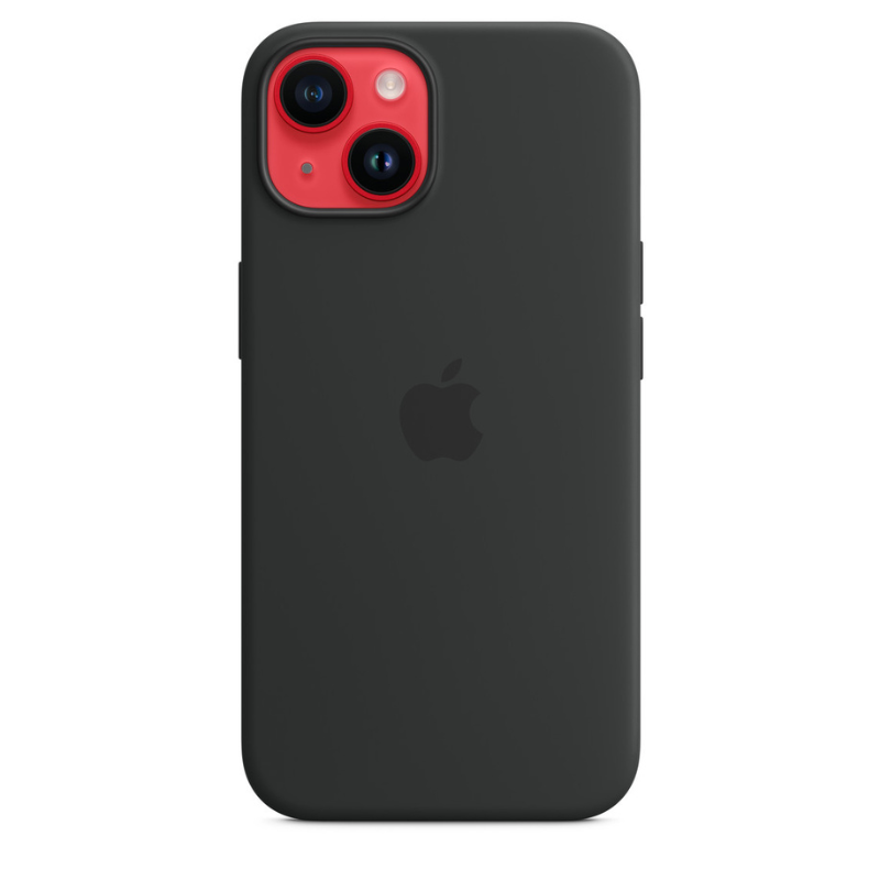 Capa para iPhone de Silicone Preto Série 14