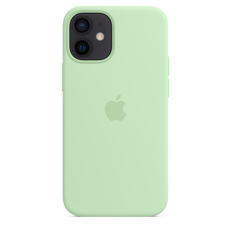 Capa para iPhone de Silicone Pistachio Série 12