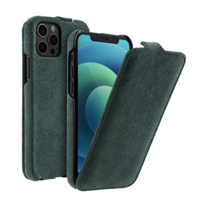 Capa para iPhone Flip em Alcântara Italiano