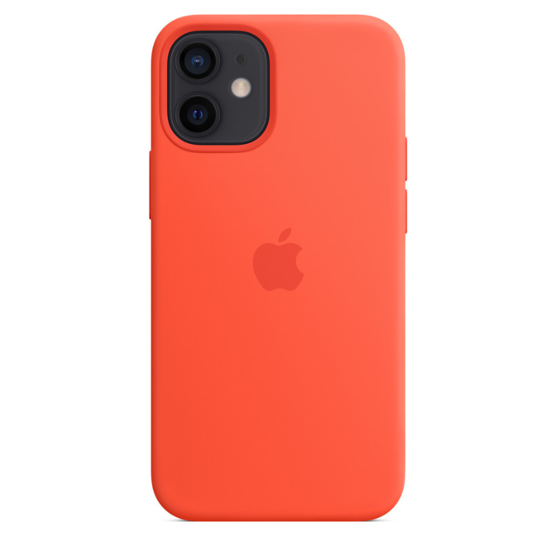 Capa para iPhone de Silicone Electric Orange Série 12