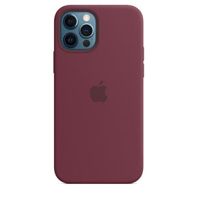 Capa para iPhone de Silicone Plum Série 12