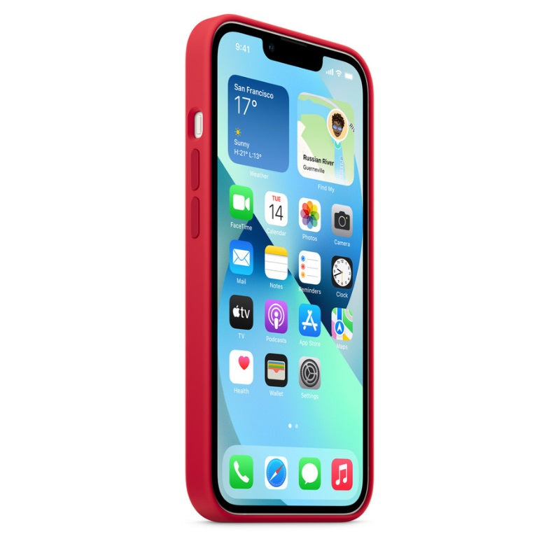 Capa para iPhone de Silicone Red Série 13