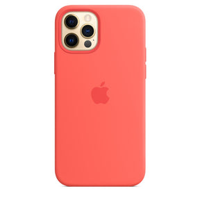 Capa para iPhone de Silicone Pink Citrus Série 12