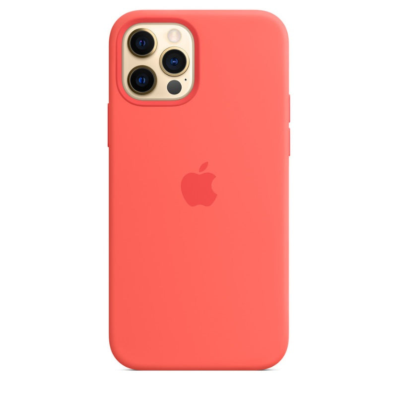 Capa para iPhone de Silicone Pink Citrus Série 12