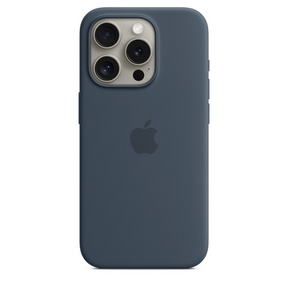 Capa para iPhone de Silicone Azul Storm Série 15