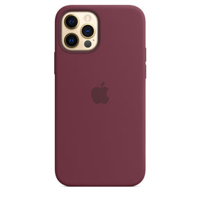 Capa para iPhone de Silicone Plum Série 12