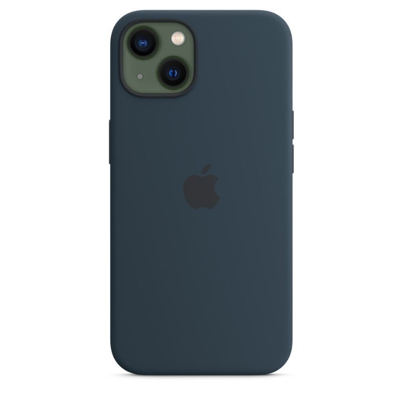 Capa para iPhone de Silicone Abyss Blue Série 13