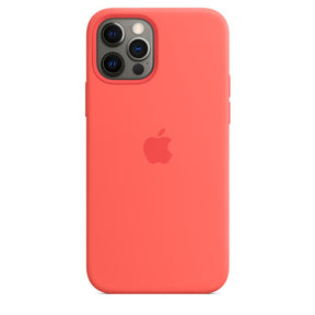 Capa para iPhone de Silicone Pink Citrus Série 12