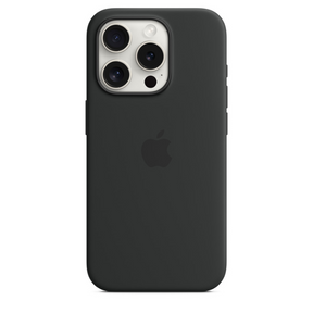 Capa para iPhone de Silicone Preto Série 15