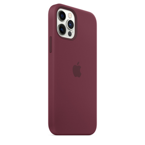 Capa para iPhone de Silicone Plum Série 12