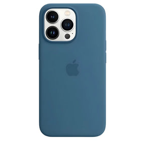 Capa para iPhone de Silicone Blue Fog Série 13