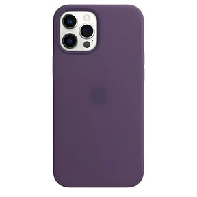 Capa para iPhone de Silicone Amethyst Série 12