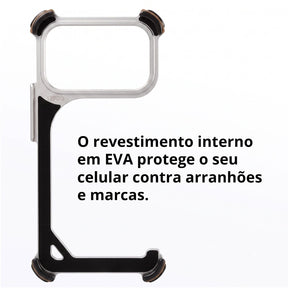 Capa para iPhone Metal Rec