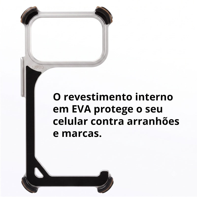 Capa para iPhone Metal Rec