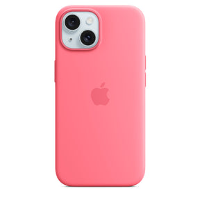 Capa para iPhone de Silicone Pink Série 15