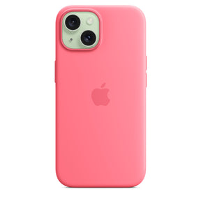 Capa para iPhone de Silicone Pink Série 15