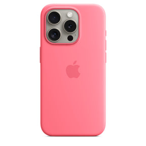 Capa para iPhone de Silicone Pink Série 15