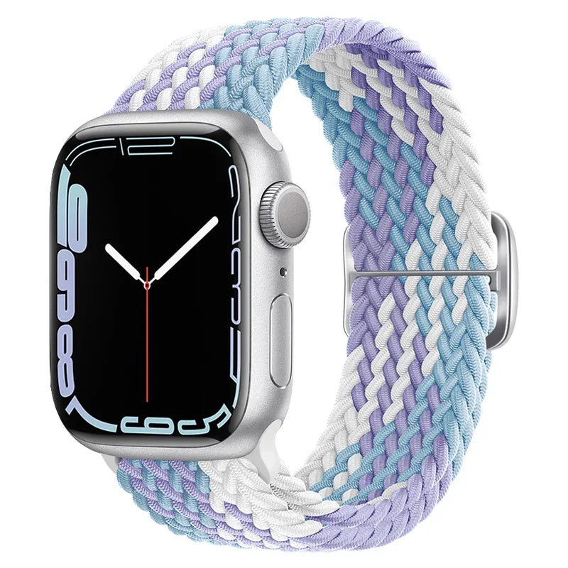 Pulseira para Apple Watch Trança Elástica Aurora