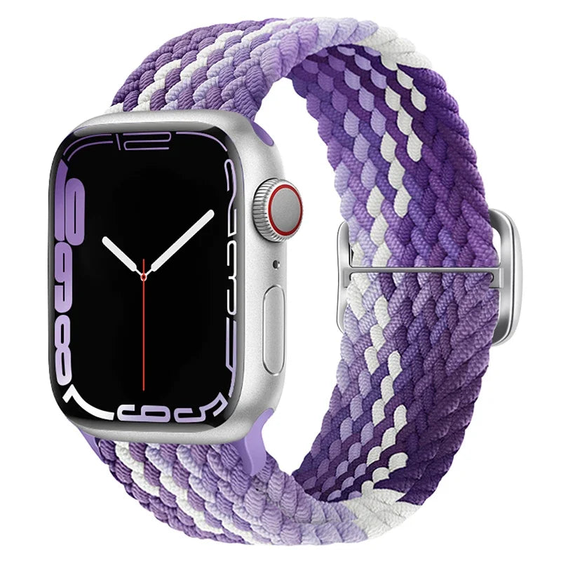 Pulseira para Apple Watch Trança Elástica Uva