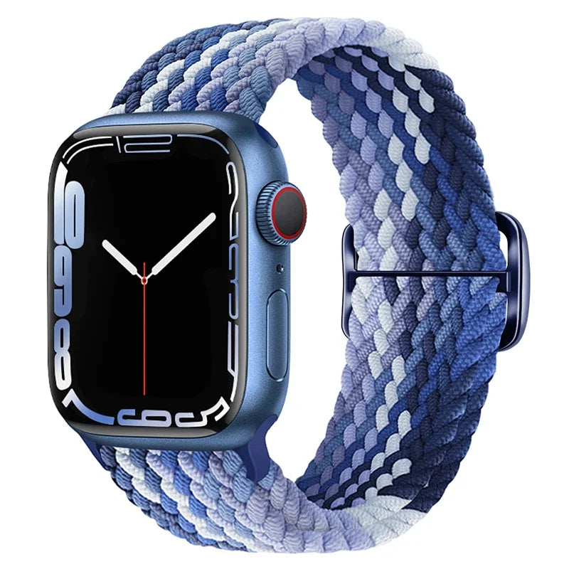 Pulseira para Apple Watch Trança Elástica Mirtilo