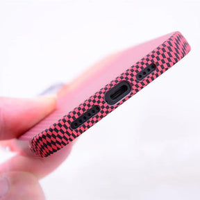 Capa para iPhone Carbon Red