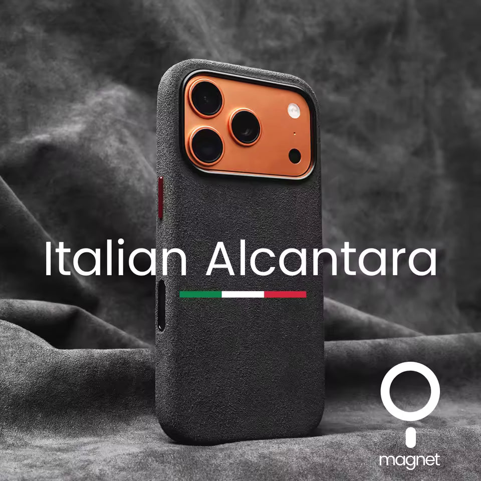 Capa para iPhone Alcantara Italiano MagSafe