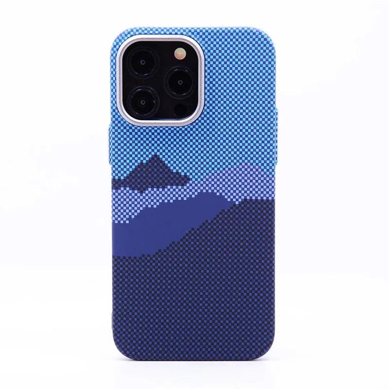 Capa para iPhone Carbon Blue