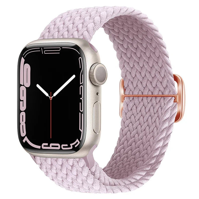 Pulseira para Apple Watch Trança Elástica Roxo