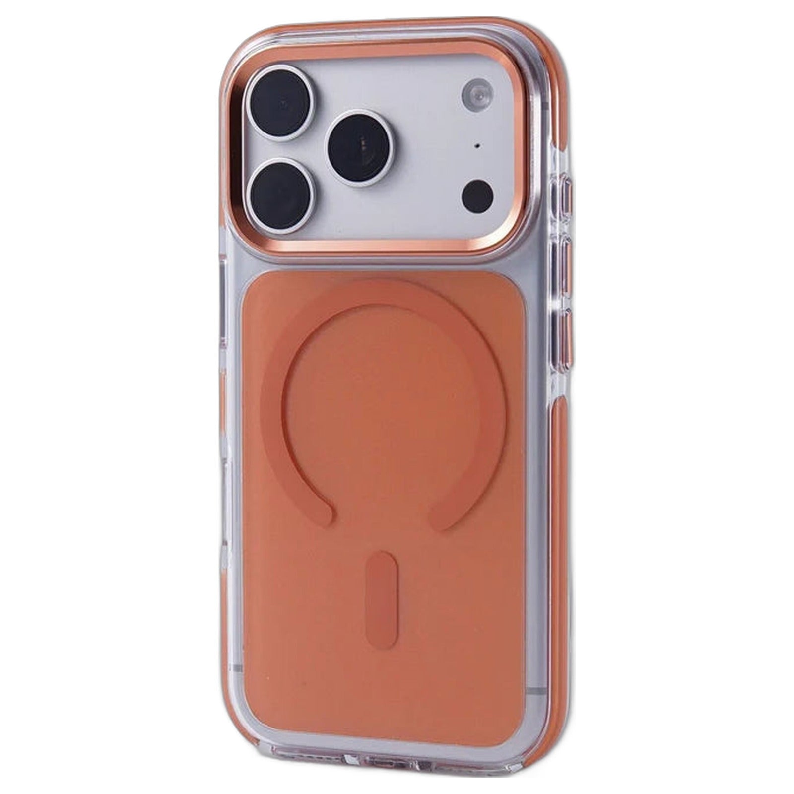 Capa para iPhone Color laranja, vista da traseira