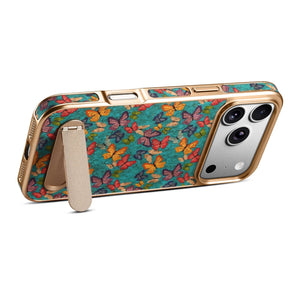 Capa Flower com suporte aberto na horizontal, para assistir vídeos