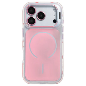 Capa para iPhone Protect Stand rosa, vista da traseira