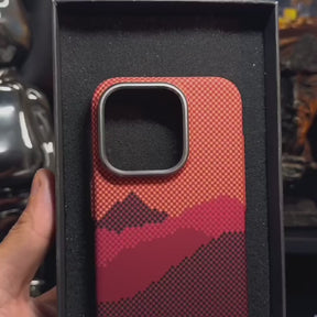 Capa para iPhone Carbon Red