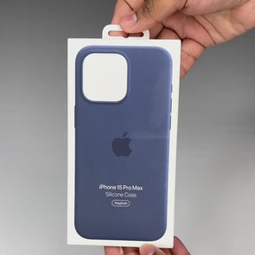 Capa para iPhone de Silicone Azul Storm Série 15